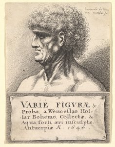 Portada de Varie Figuræ & Probæ de Wenceslaus Hollar