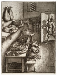 El ratón de la ciudad y el ratón del campo de Wenceslaus Hollar