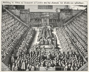 Juicio de Strafford, 22 de marzo de 1641 de Wenceslaus Hollar