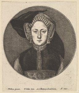 Mujer desconocida, 1647 de Wenceslaus Hollar