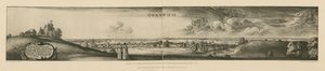 Vista de Greenwich grabada en 1637 de Wenceslaus Hollar
