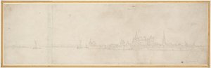 Vista de Orsoy de Wenceslaus Hollar