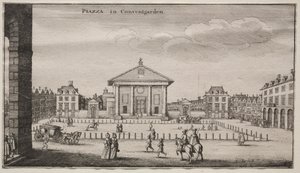 Vistas de Londres: La Piazza en Covent Garden de Wenceslaus Hollar