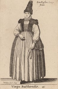 Virgo Basiliensis, 1644 de Wenceslaus Hollar