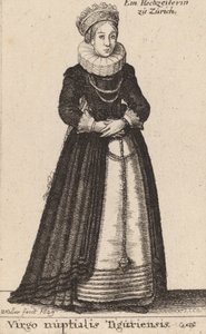 Virgo Nuptialis Tiguriensis, 1649 de Wenceslaus Hollar