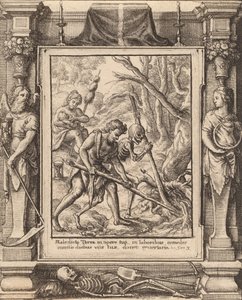 Cuando Adán cavó, 1651 de Wenceslaus Hollar