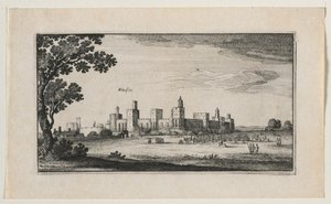 Castillo de Windsor desde el sureste, 1644