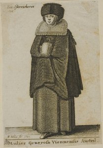 Mujer de Viena de Wenceslaus Hollar