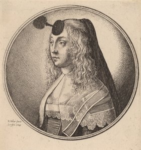 Mujer de Amberes, 1643 de Wenceslaus Hollar