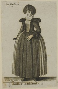 Mujer de Basilea de Wenceslaus Hollar