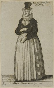 Mujer de Berna de Wenceslaus Hollar