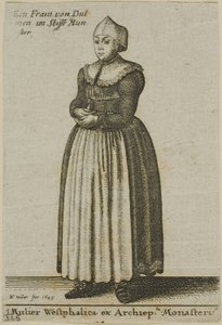 Mujer de Westfalia de Wenceslaus Hollar