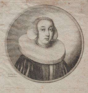 Mujer con gorguera de molino de Wenceslaus Hollar