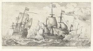 batalla naval Paisajes marinos (título de la serie)