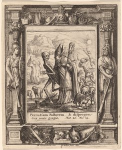Obispo de Wenceslaus Hollar after Hans Holbein the Younger after Abraham van Diepenbeeck