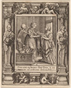 Novia de Wenceslaus Hollar after Hans Holbein the Younger after Abraham van Diepenbeeck