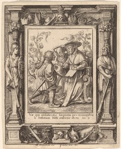 Cardenal de Wenceslaus Hollar after Hans Holbein the Younger after Abraham van Diepenbeeck