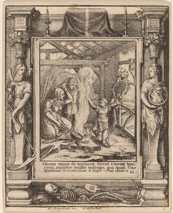 Niño de Wenceslaus Hollar after Hans Holbein the Younger after Abraham van Diepenbeeck