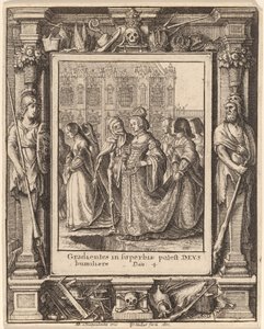 Emperatriz de Wenceslaus Hollar after Hans Holbein the Younger after Abraham van Diepenbeeck