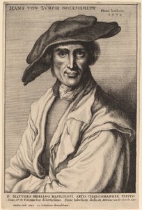 Hans von Zurch, orfebre de Wenceslaus Hollar after Hans Holbein the Younger