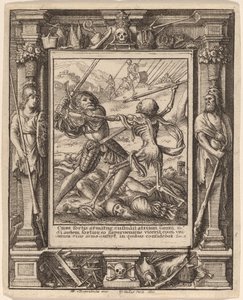 Caballero de Wenceslaus Hollar after Hans Holbein the Younger after Abraham van Diepenbeeck
