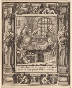 Avaro de Wenceslaus Hollar after Hans Holbein the Younger after Abraham van Diepenbeeck