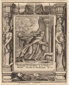 Monje de Wenceslaus Hollar after Hans Holbein the Younger after Abraham van Diepenbeeck