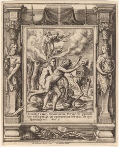 El paraíso perdido de Wenceslaus Hollar after Hans Holbein the Younger after Abraham van Diepenbeeck