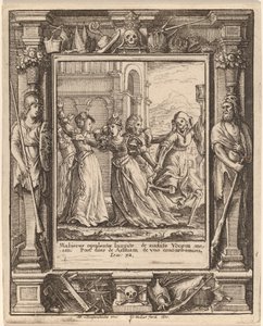 Reina de Wenceslaus Hollar after Hans Holbein the Younger after Abraham van Diepenbeeck