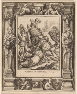 Carretero de Wenceslaus Hollar after Hans Holbein the Younger after Abraham van Diepenbeeck