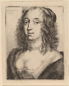 Duquesa de Lennox de Wenceslaus Hollar after Sir Anthony van Dyck