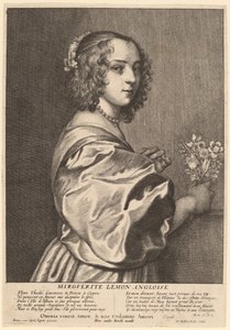 Margaret Lemon de Wenceslaus Hollar after Sir Anthony van Dyck