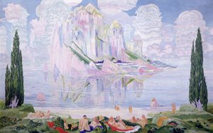 Maravilla del mar, 1917 de Wenzel Hablik
