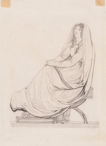 Mujer sentada de Werner Holmberg