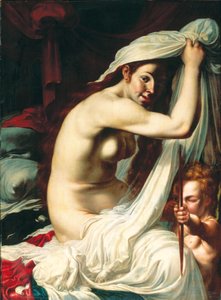Venus y Cupido de Werner Jacobsz van den Valckert