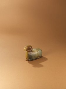 Olla de agua en forma de carnero de Western Han Dynasty Chinese School