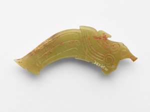 Colgante en forma de pájaro, c.1050-c.950 a.C. de Western Zhou Dynasty Chinese School