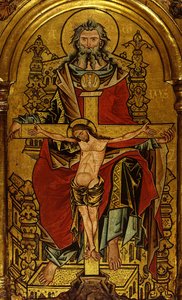 Retablo con la Trinidad
