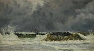 Clima tormentoso - La costa de Jutlandia de Whitworth Wallis