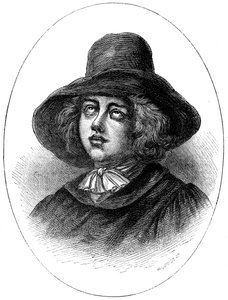 George Fox, fundador de los Cuáqueros, siglo XVII c1880 de Whymper