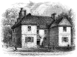 Casa de William Penn, Filadelfia, Pensilvania, finales del siglo XVII-principios del siglo XVIII c1880 de Whymper