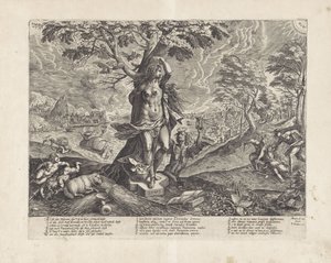 Alegoría de la paciencia durante el período de guerra