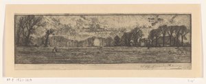 Granja cerca de Santpoort (título original) de Wijnand Otto Jan Nieuwenkamp (signed by artist)