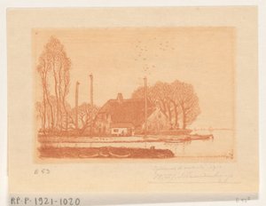 Casa sobre el agua en Oude Wetering
De Oude Wetering (título original)