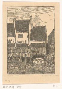 Casas en el puerto de Enkhuizen
Casas antiguas, Enkhuizen (título original) de Wijnand Otto Jan Nieuwenkamp (signed by artist)