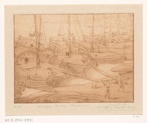 Barcos amarrados a orillas del Ganges en Benarés
Descarga de barcos (título original) de Wijnand Otto Jan Nieuwenkamp
