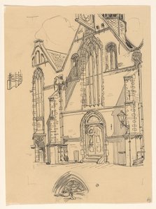 Fachada occidental de Noorderkerk en Hoorn de Wijnand Otto Jan Nieuwenkamp