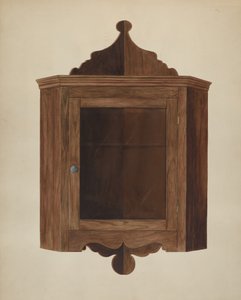 Armario de esquina colgante, c. 1938