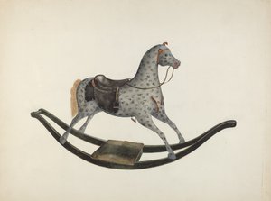 Caballito de juguete, c. 1941 de Wilbur M Rice