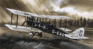 Un De Havilland DH98 de Aircraft Transport  Travel Ltd. de Wilf (20th century) Hardy